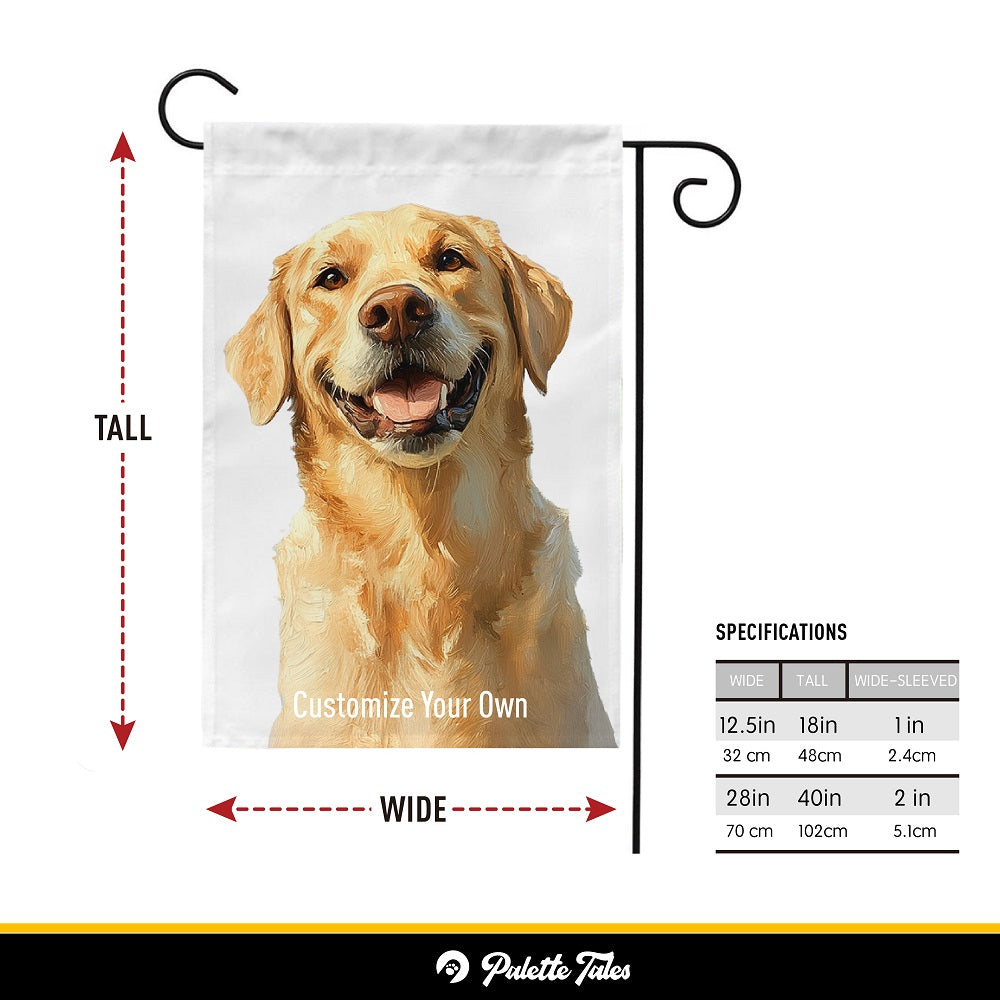 Pawprints of Hope Garden Flag