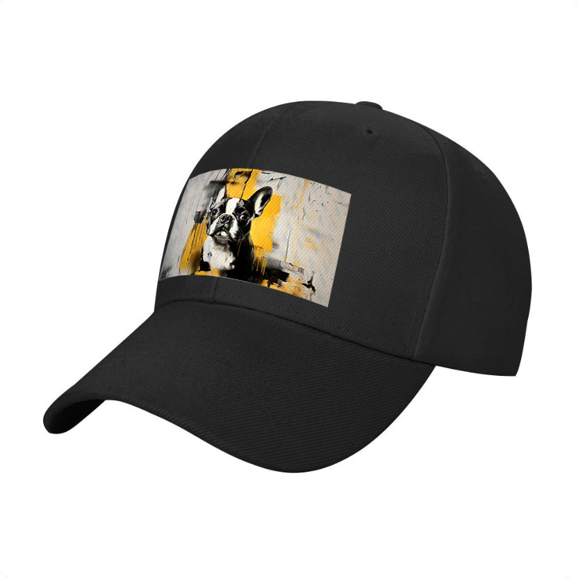 Graffiti-Black&White Ink Dots Baseball Cap