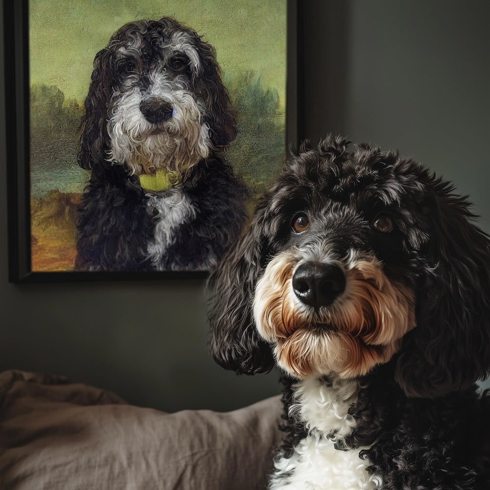 Mona Paws Smile Texture Portrait