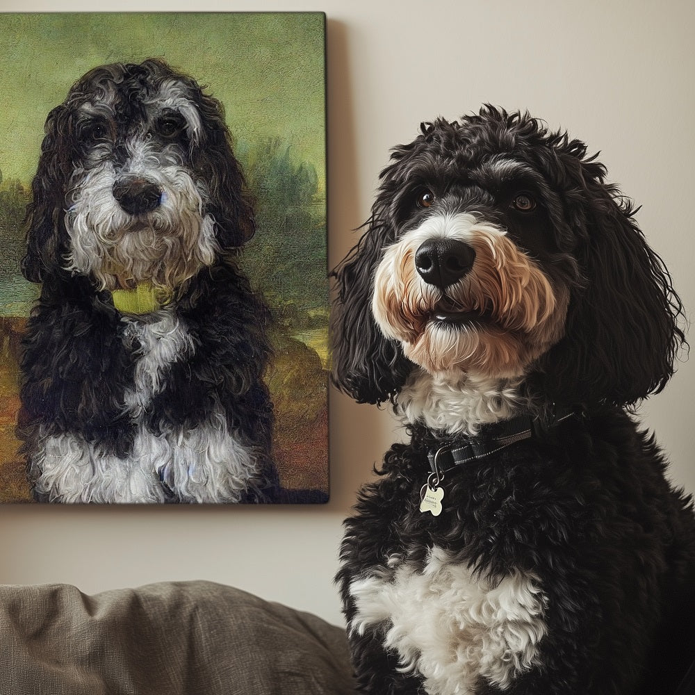 Mona Paws Smile Texture Portrait