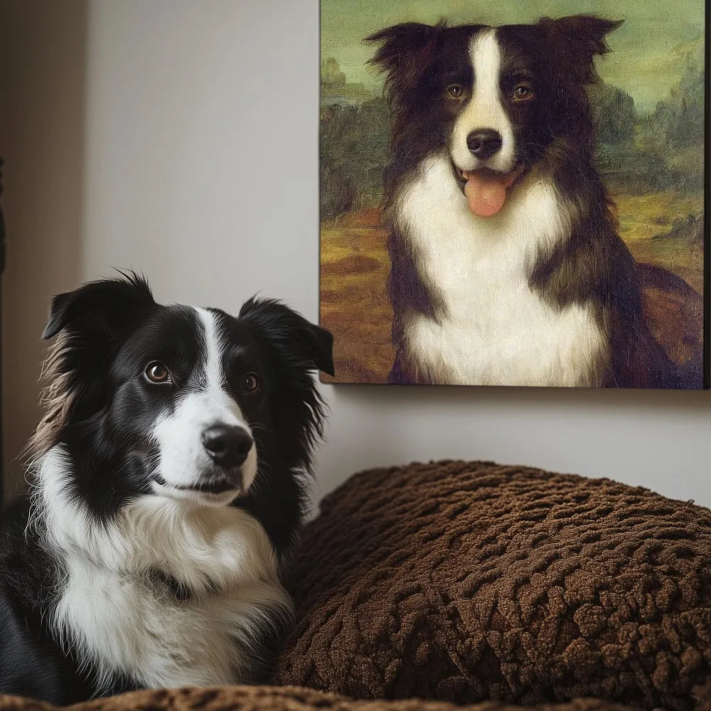 Mona Paws Smile Texture Portrait