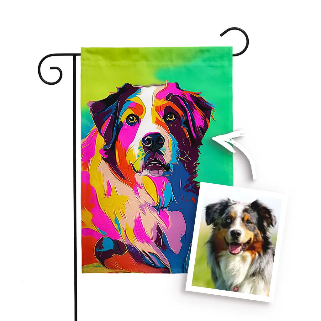 Drapeau du jardin d&