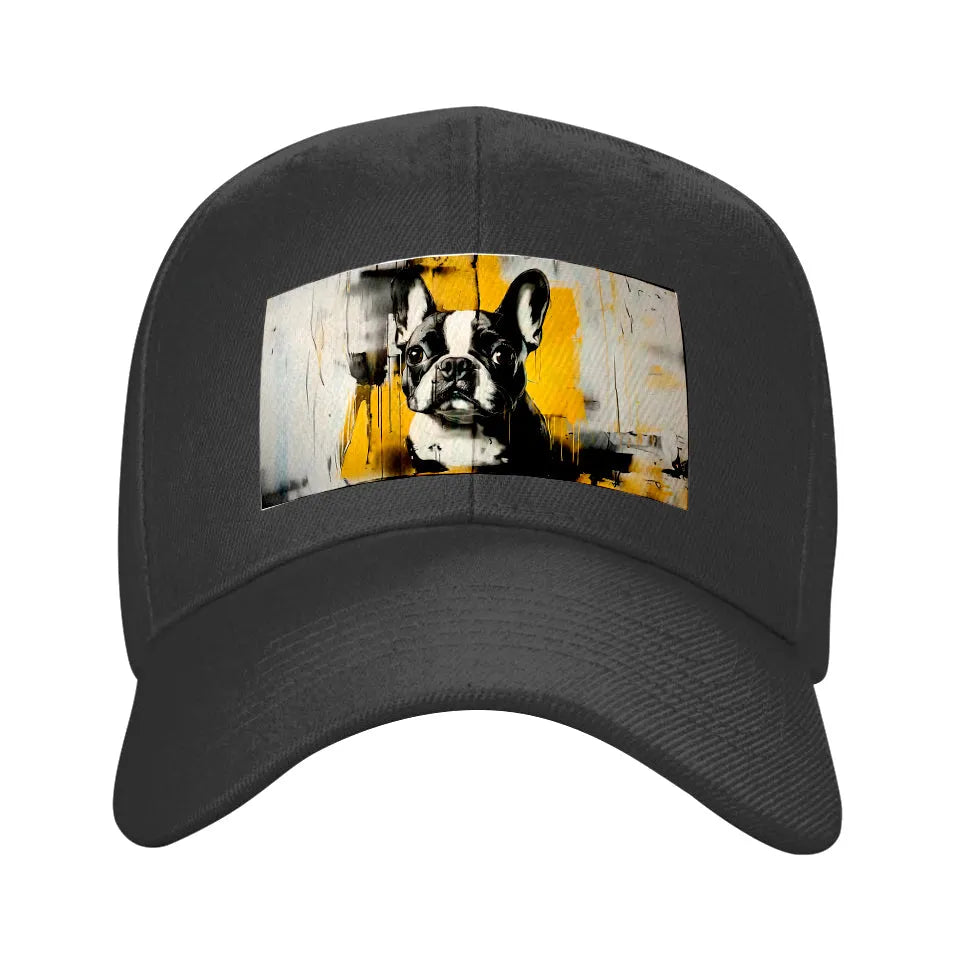 Graffiti-Black&White Ink Dots Baseball Cap