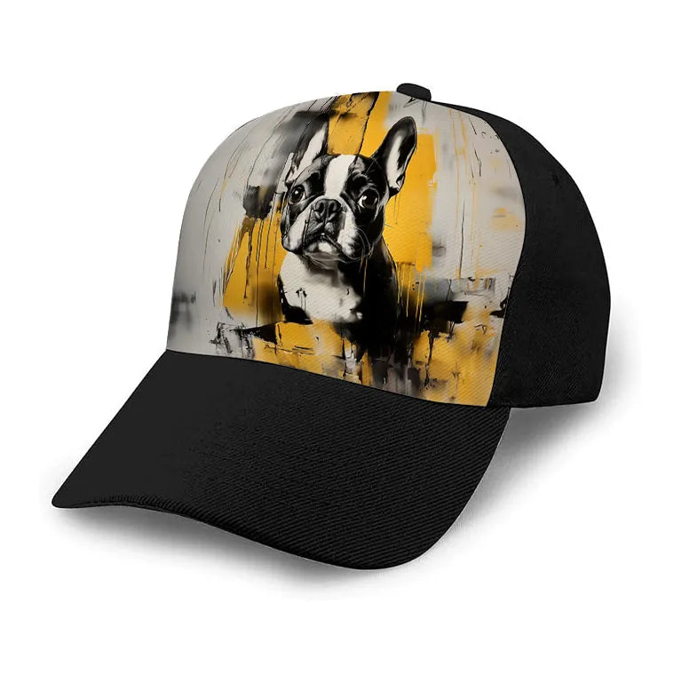 Graffiti-Black&White Ink Dots Baseball Cap