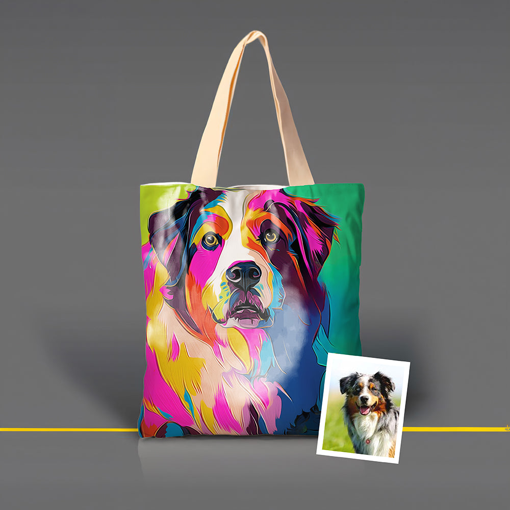 Neo-Pop Art Tote Bag