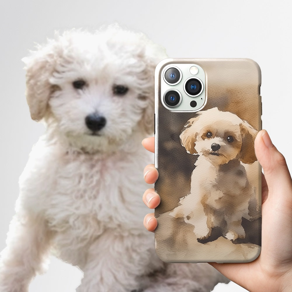 Custodia per telefono di pittura ad acquerello