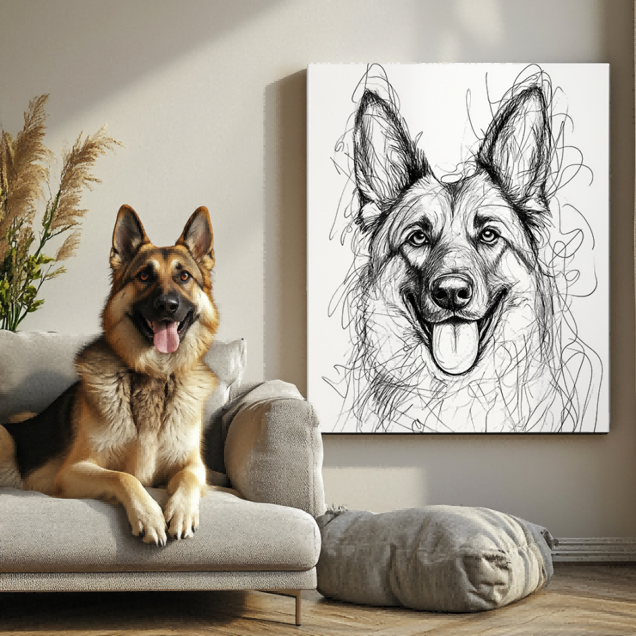 PetLines Texture Portrait