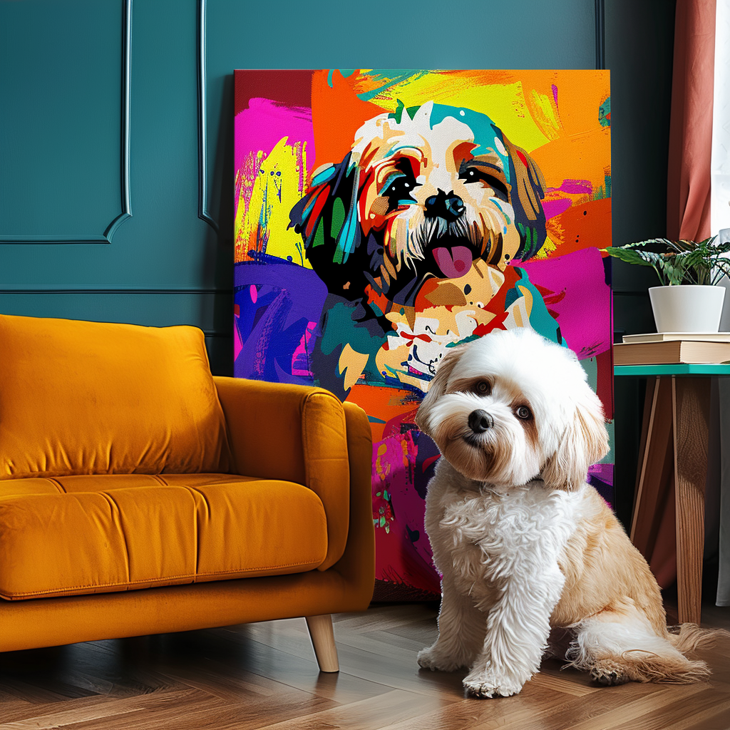 Neo-Pop Art Texture Portrait