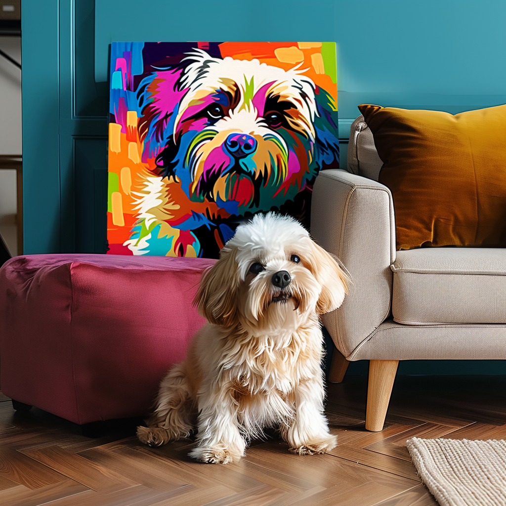 Neo-Pop Art Texture Portrait