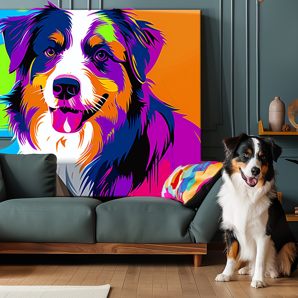 Neo-Pop Art Texture Portrait