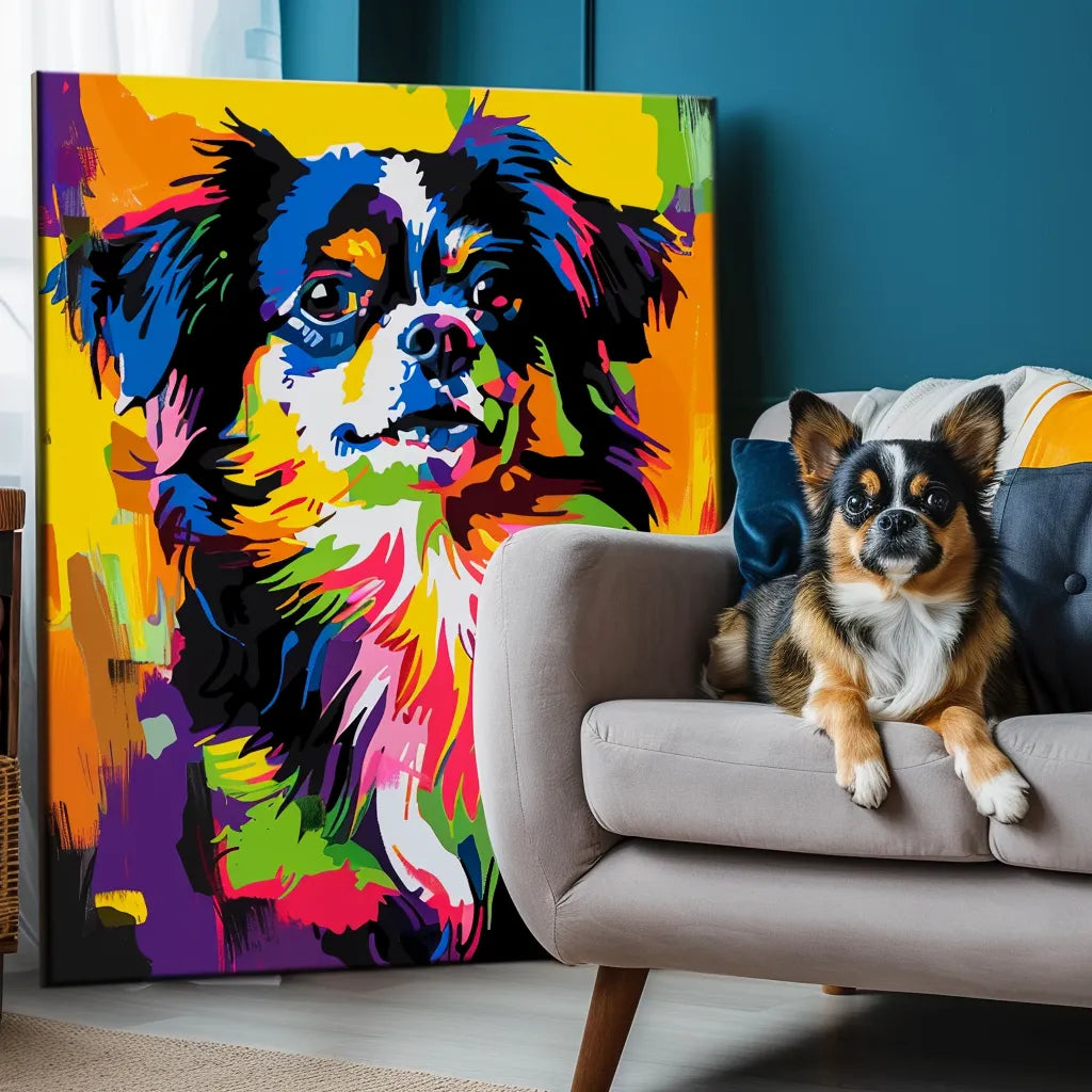 Neo-Pop Art Texture Portrait