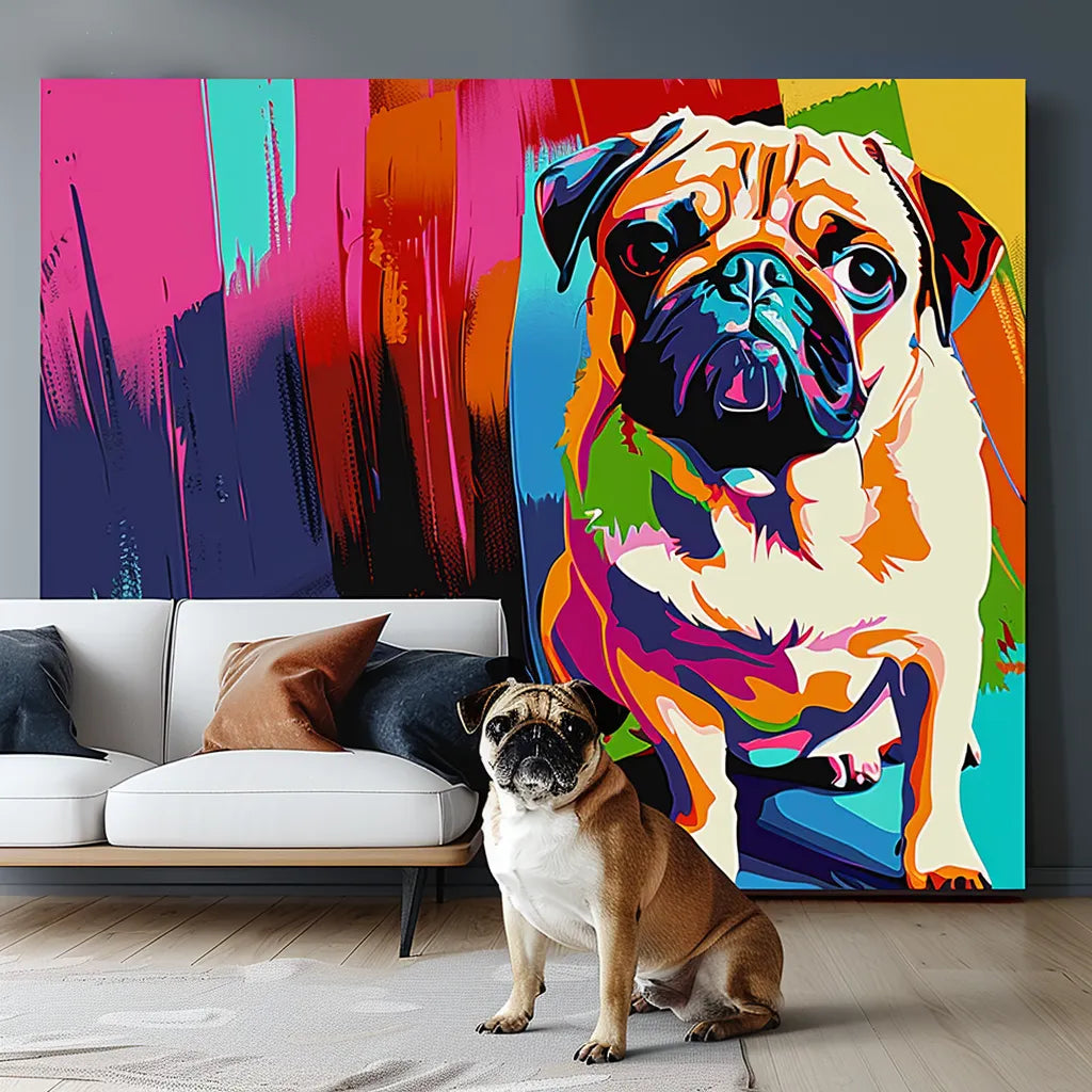 Neo-Pop Art Texture Portrait