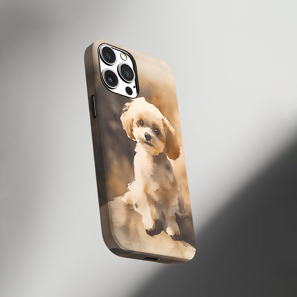 Custodia per telefono di pittura ad acquerello