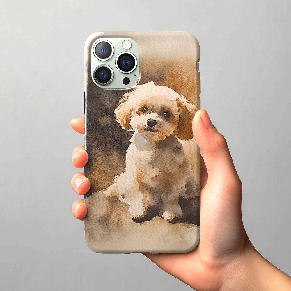 Custodia per telefono di pittura ad acquerello