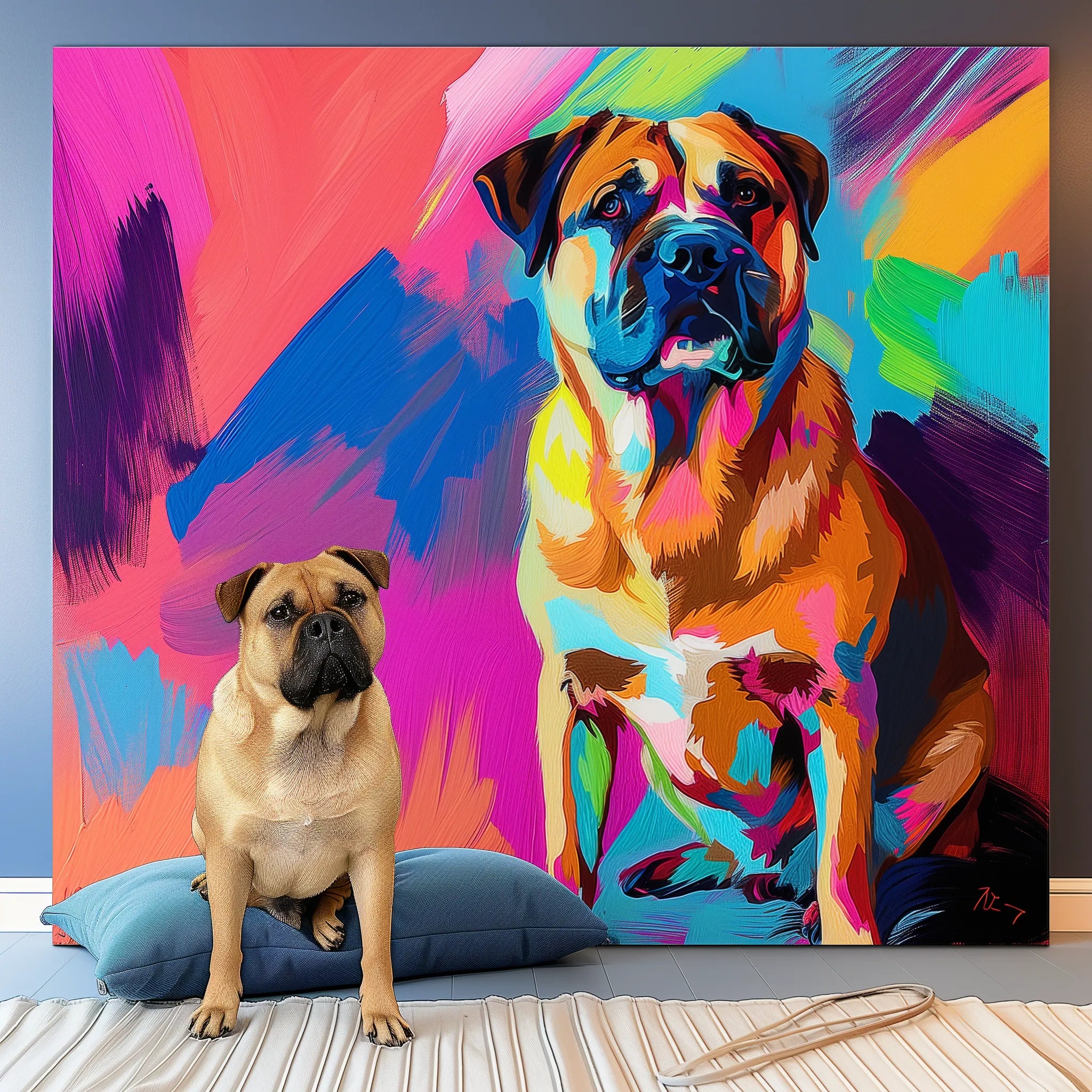 Neo-Pop Art Texture Portrait