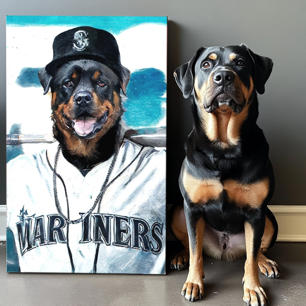 Custom Baseball Glory Series Texture Portrait