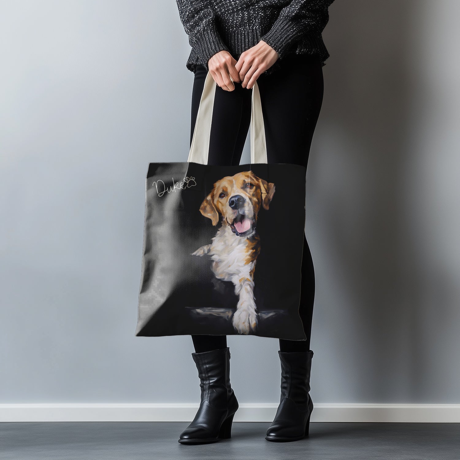 Pawprints of Hope Tote Bag