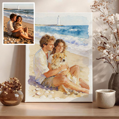 PAWS EN MONDRIAN TEXTRE PORTRAIT