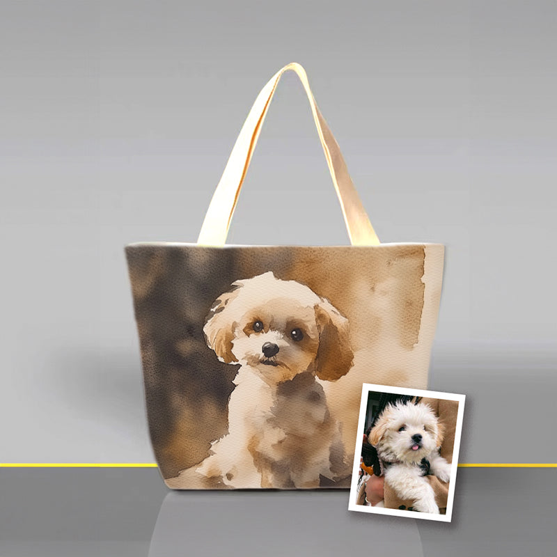 Watercolor Painting Tote Bag