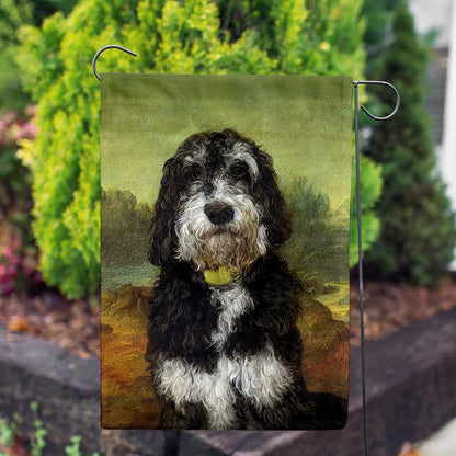 Mona Paws Smile Garden Flag