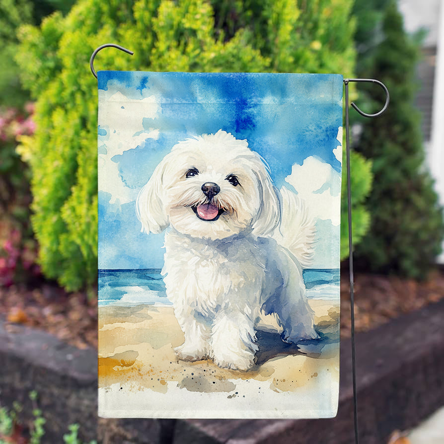 Beach Pet Garden Flag