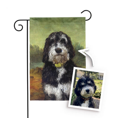 Mona Paws Smile Garden Flag