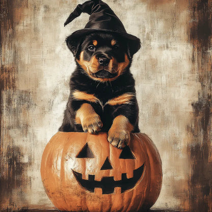 ‘Happy Halloween’ Series Texture Portrait-Wizard
