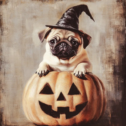 ‘Happy Halloween’ Series Texture Portrait-Wizard