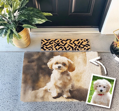 Watercolor Painting Custom Doormat